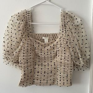 H&M puff sleeve top